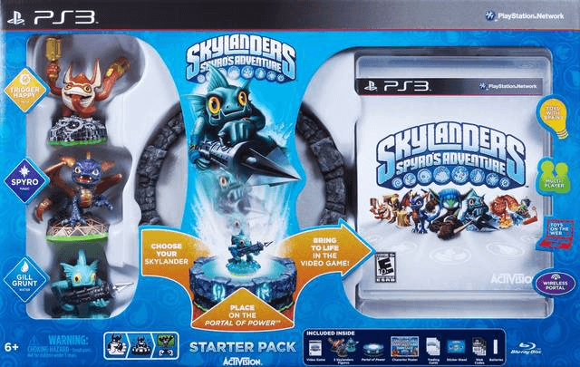 Skylanders Trap Team Dark Edition: Starter Pack box art for Playstation 3